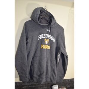 2020 Under Armour Robinson High School Fairfax VA Hoodie Sweatshirt MENS S Gray